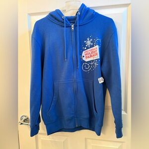 Universal Studios 2024 Macy’s Tis the Season Zip Hood Sweatshirt Unisex NWT